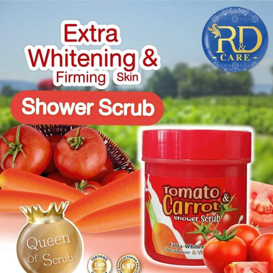 RD Tomato & Carrot Glutathione Shower Scrub