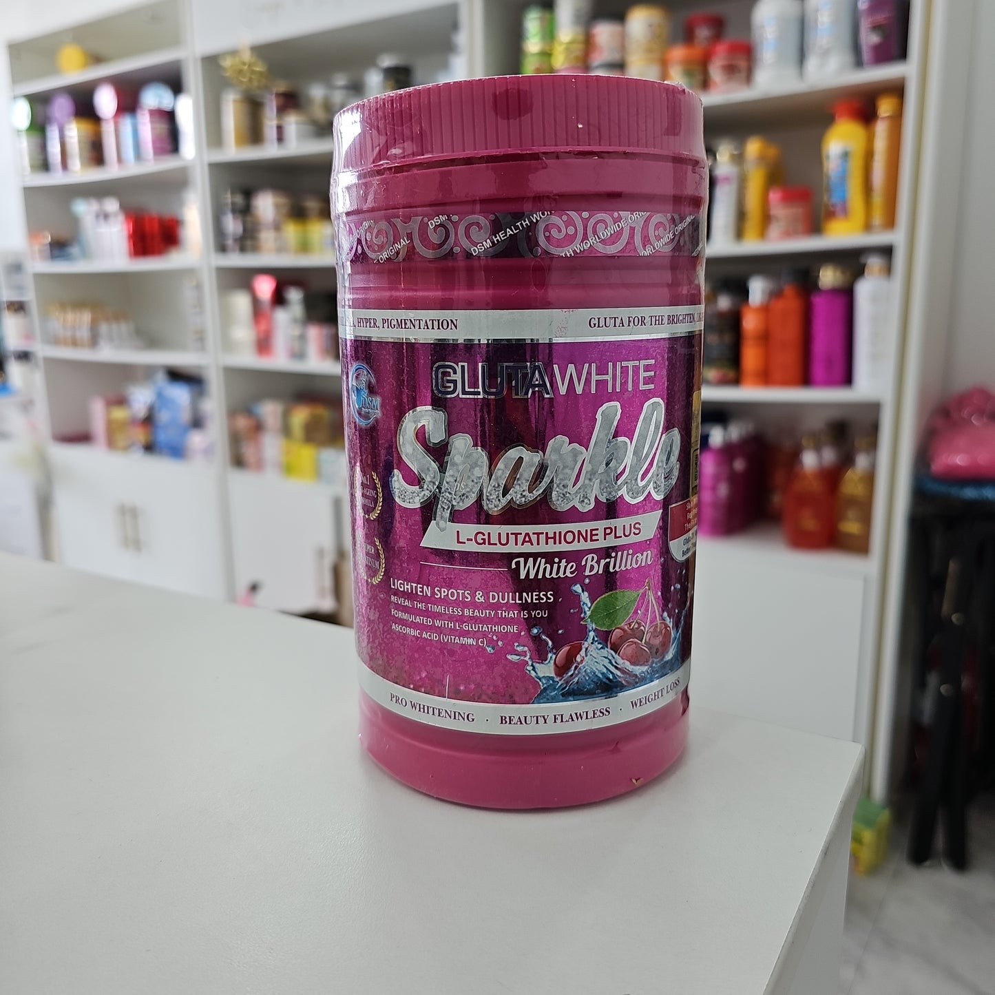 Gluta white sparkle supplement drink