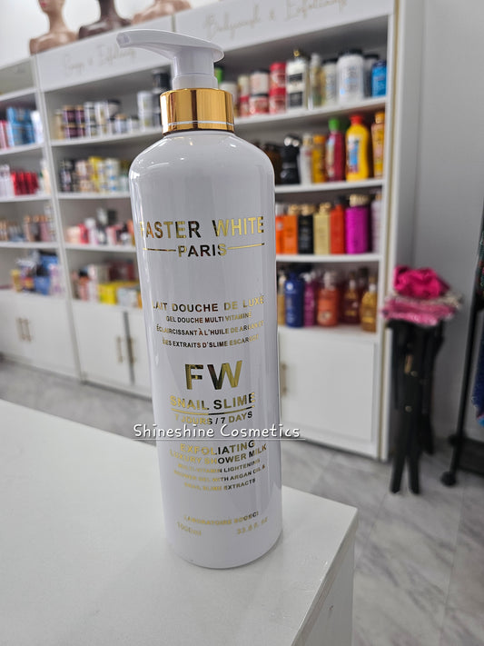 Faster White Snail Slime 7 Days Body Wash