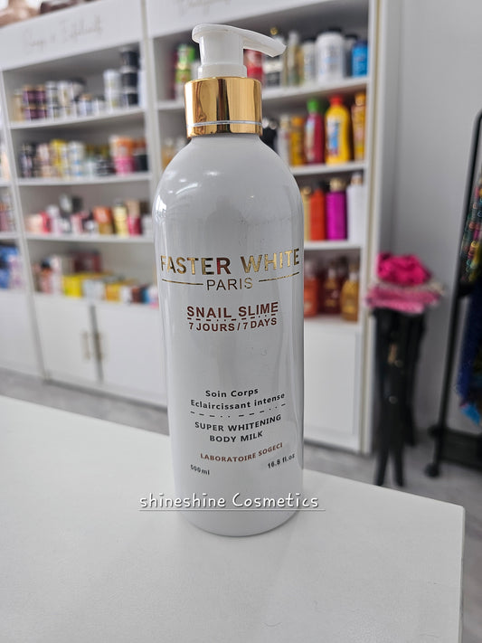 Faster White Snail Slime 7 Days Lotion