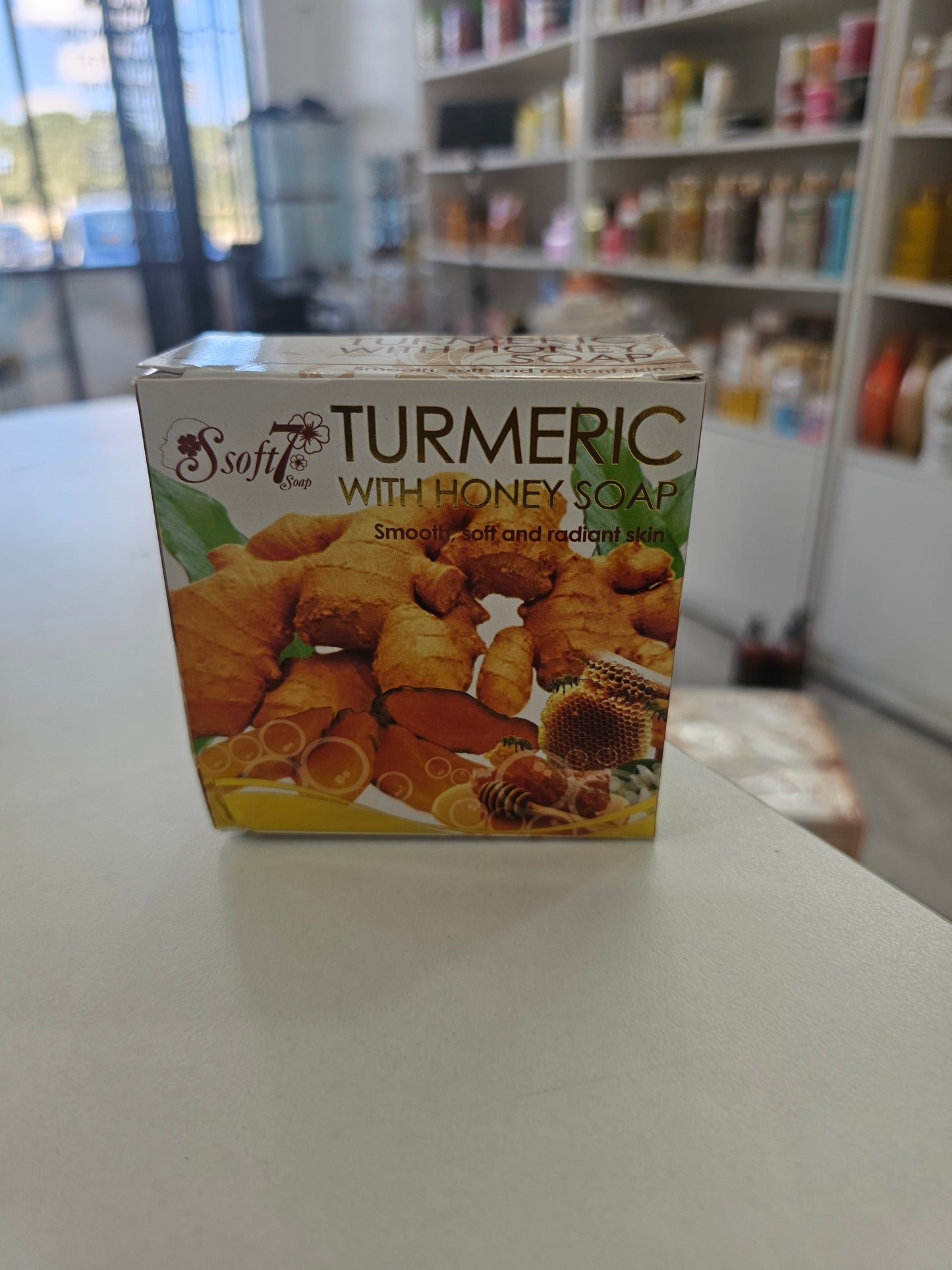 Soft 7 Tumeric Ligtening soap