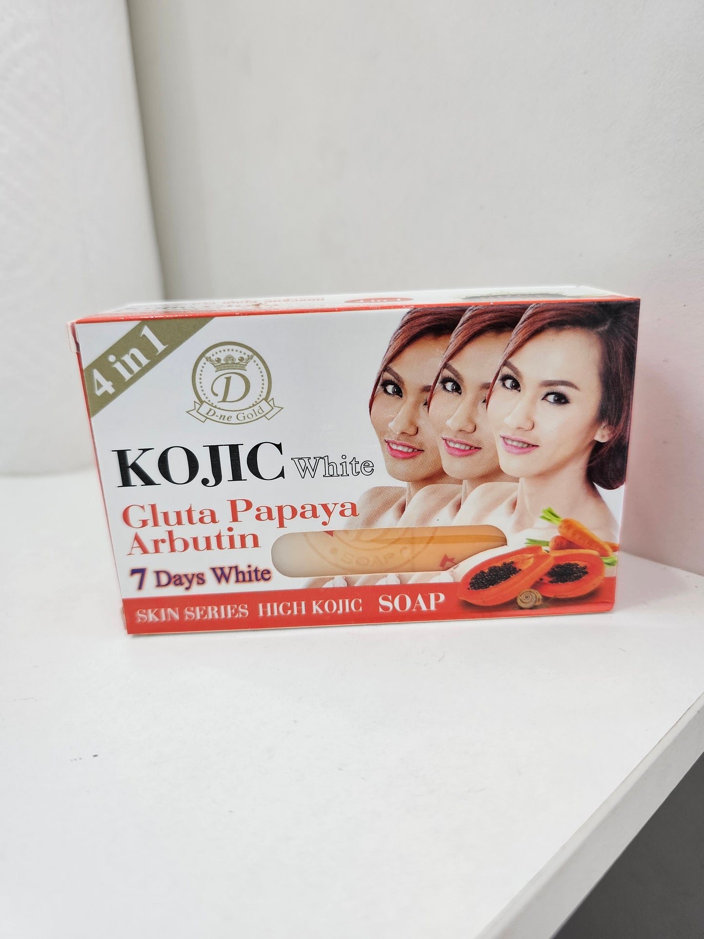 Kojic White Gluta Papaya & Arbutin Soap