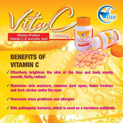 DSM Vita C Vitamin C & Ascorbic Acid Dietary Supplement