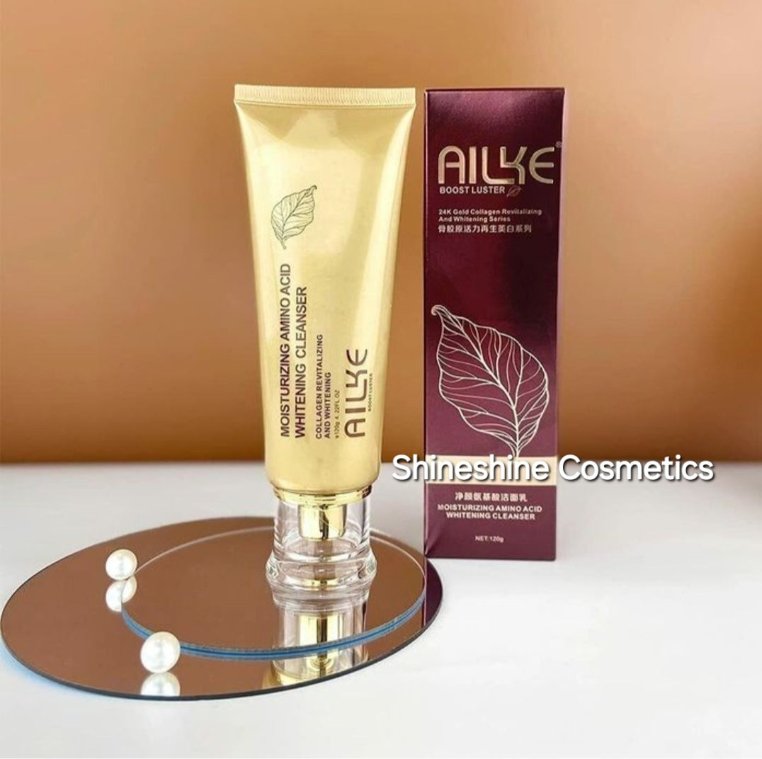 Ailke Boost Luster 24k Gold Collagen Revitalizing & Whitening Cleanser 120g