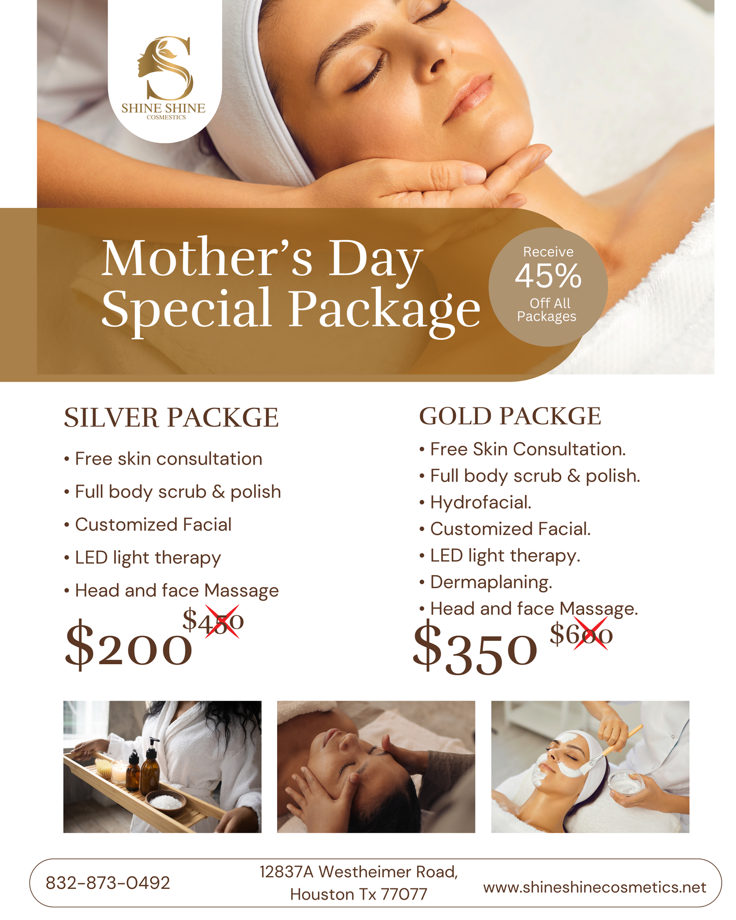 Mother's Day Spa Treat Gold Package