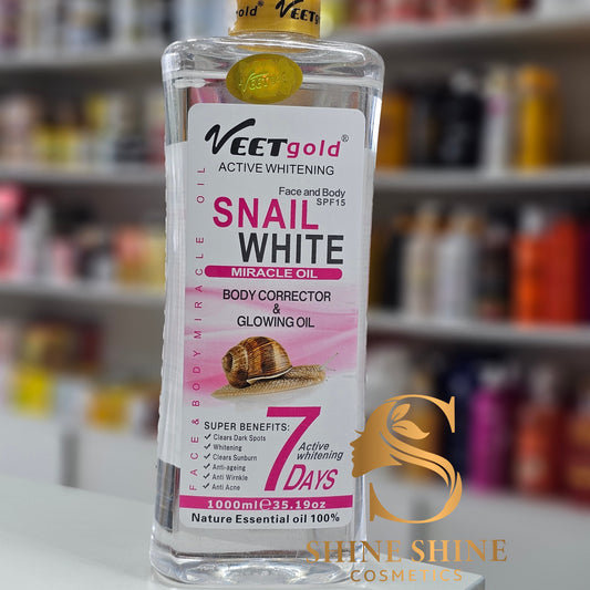 Veet Gold Snail White Skin Correcting & Whitening Oil 1000ml