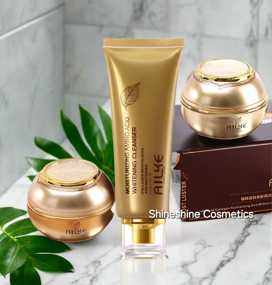 Ailke 24K Boost Luster 2 in 1 Set and Ailke 24K Boost Luster Collagen Cleanser