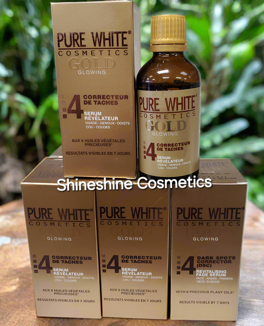 Pure White Gold Glowing Oil