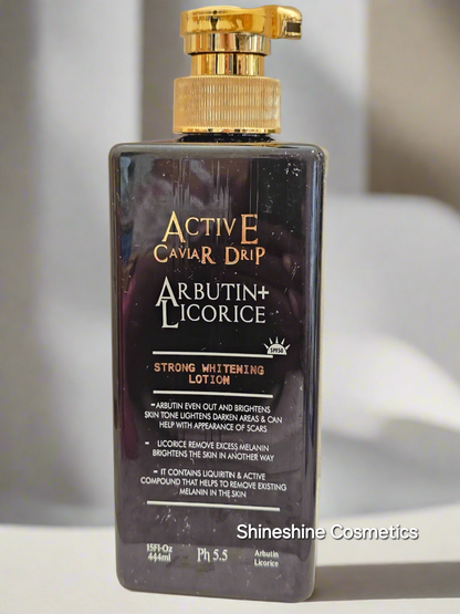 Active Caviar Drip Arbutin & Licorice Whitening Lotion