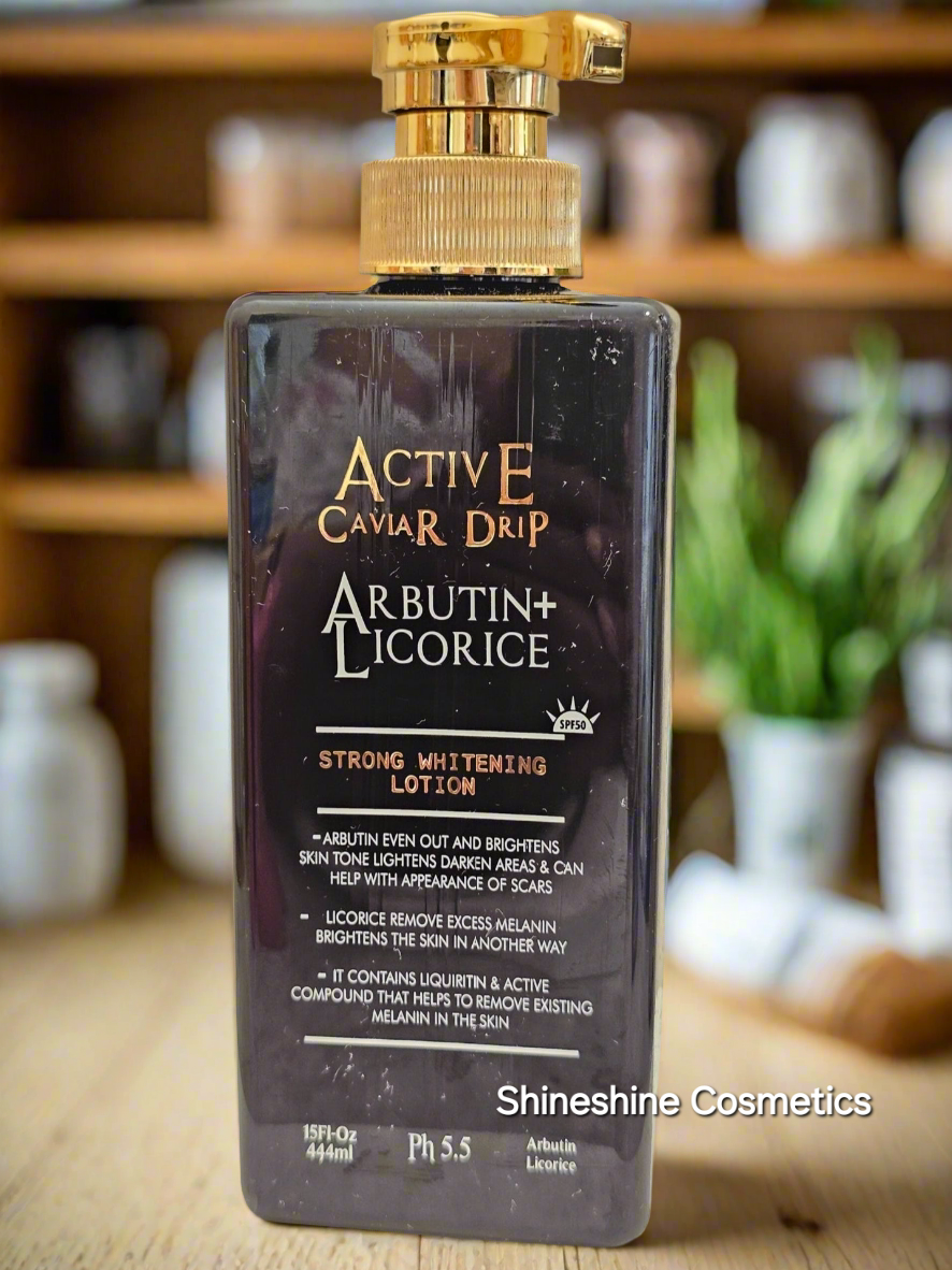 Active Caviar Drip Arbutin & Licorice Whitening Lotion