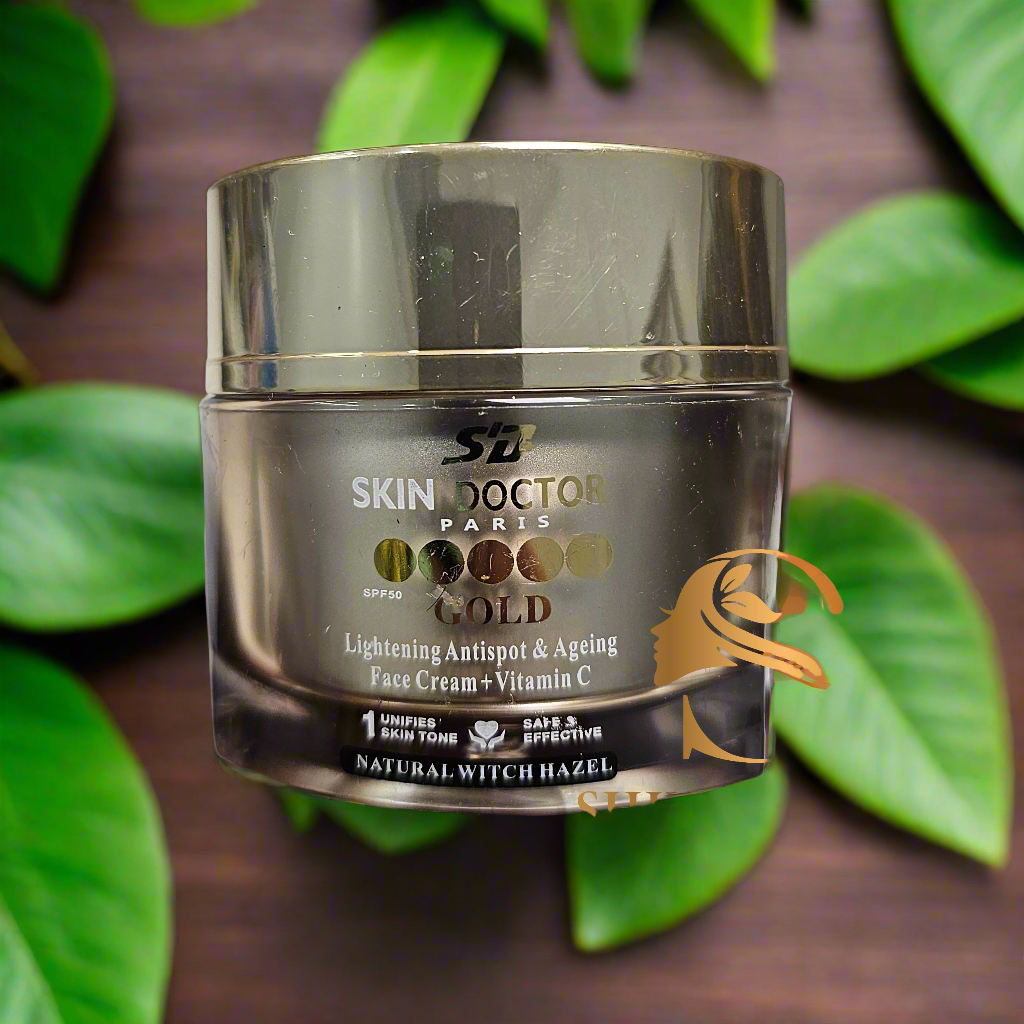 Skin Doctor Gold Vit C. Lightening, Anti-Spot, and Anti-Aging Cream