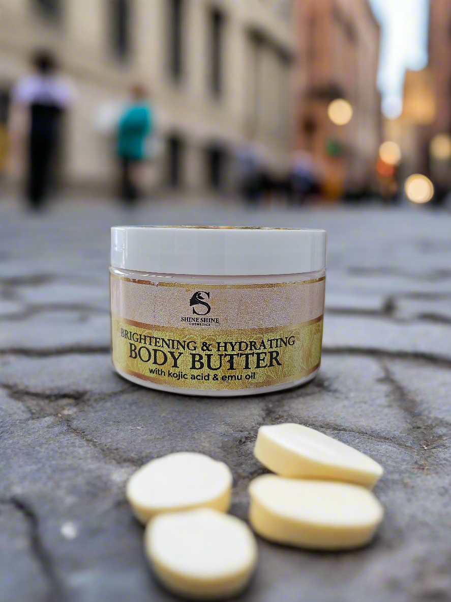 Brightening & Hydrating Body Butter with Kojic Acid & Emu Oil