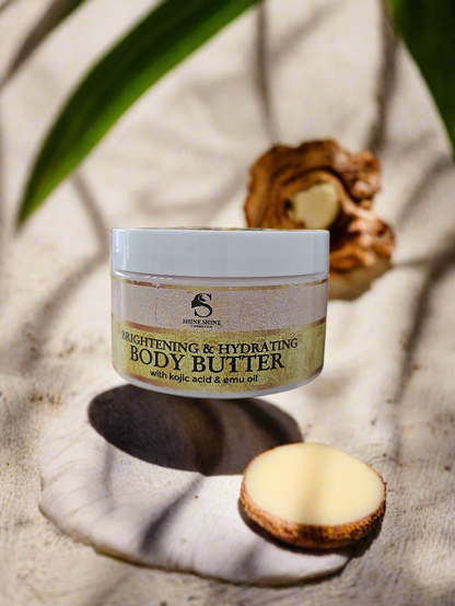 Brightening & Hydrating Body Butter with Kojic Acid & Emu Oil