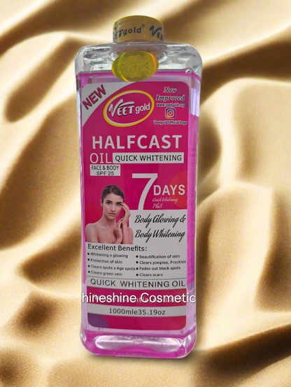 Veet Gold Halfcast Glowing & Whitening Oil 100ml