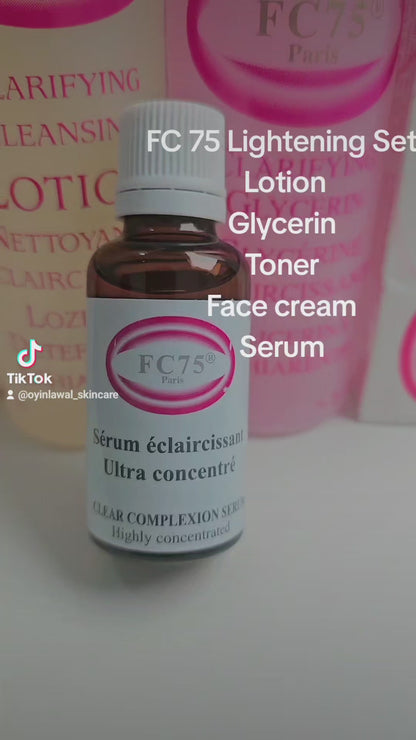 FC75 Lotion Set Lotion, Toner,Glycerin & Face Cream