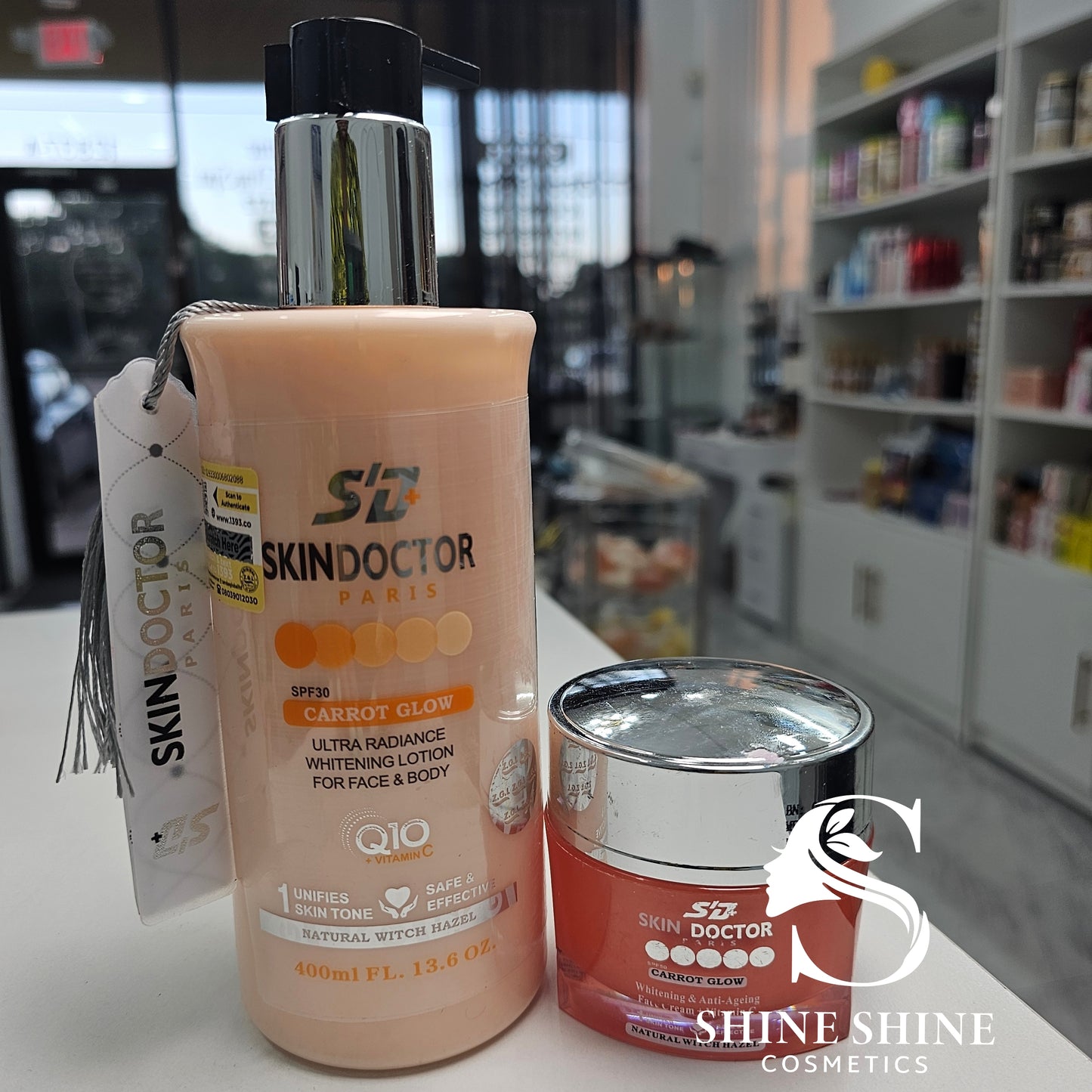 Skin Doctor Carrot Glow Set Lotion & Face Cream