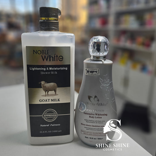 Noble white Intensive Whitening Lotion & Noble White Lightening Shower Gel